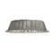 Handi-Foil 14.43 in. x 3.12 in. x 17.68 in. 272 oz. Giant Rack Aluminum Roaster Pan - Silver (100/Carton)